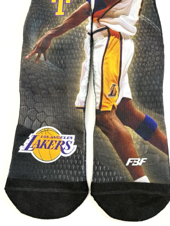 Kobe Byrant Mamba Socks Size Large FBF Originals 24 LA Lakers New Unused on Card - Image 4 of 4
