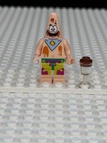 LEGO SpongeBob SquarePants 3816 Patrick - Bob030 Minifigure! with ice cream