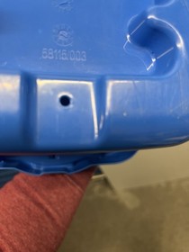 EMPTY 2006 LEGO 4626 Blue Tub Plastic Box Container For Brick Storage 11x7x7