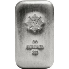 1 oz Silver .999 Cast Bar 78.30 per troy oz