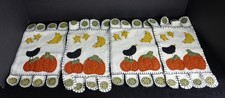 Penny Rug Fall Felt Completed Kit  Table Decor  Moon Stars Pumpkins  11 X 6