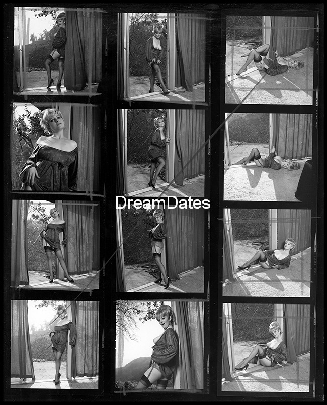 DDZ-0401 ORIGINAL VINTAGE 1960'S NEGATIVE SET LEGGY OR BUSTY SEXY NUDE