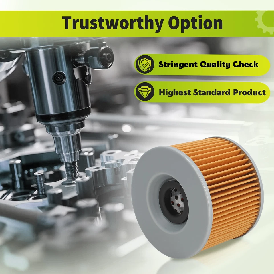 2x Filtro de aceite con juntas tóricas para Kawasaki EL250 EX250 KZ400 KZ440 KZ550 KZ650 ZX1000 Foto 3 de 4