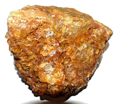 Gemmy Spessartine Crystal Cluster Gold Silver Ore Knob Copper Mine, N.C. w COA