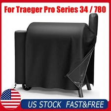 For Traeger 34 Series Texas Pro 780, BBQ Pellet Grill Cover, Waterproof 600D