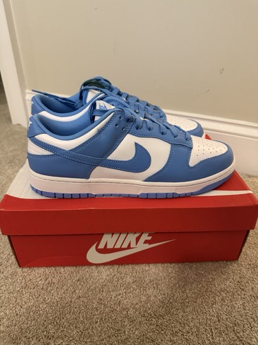 Nike Dunk Low University Blue White 2021 DD1391-102 Men's Low Top Sneaker