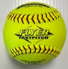 New Set Of 9 Diamond 12" Fastpitch Softballs, NFHS Certified, Model 12RFP 47 CL