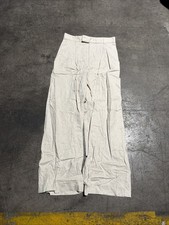 Banana Republic Cotton Linen Khaki Pants Wide Leg Size 10 NWT