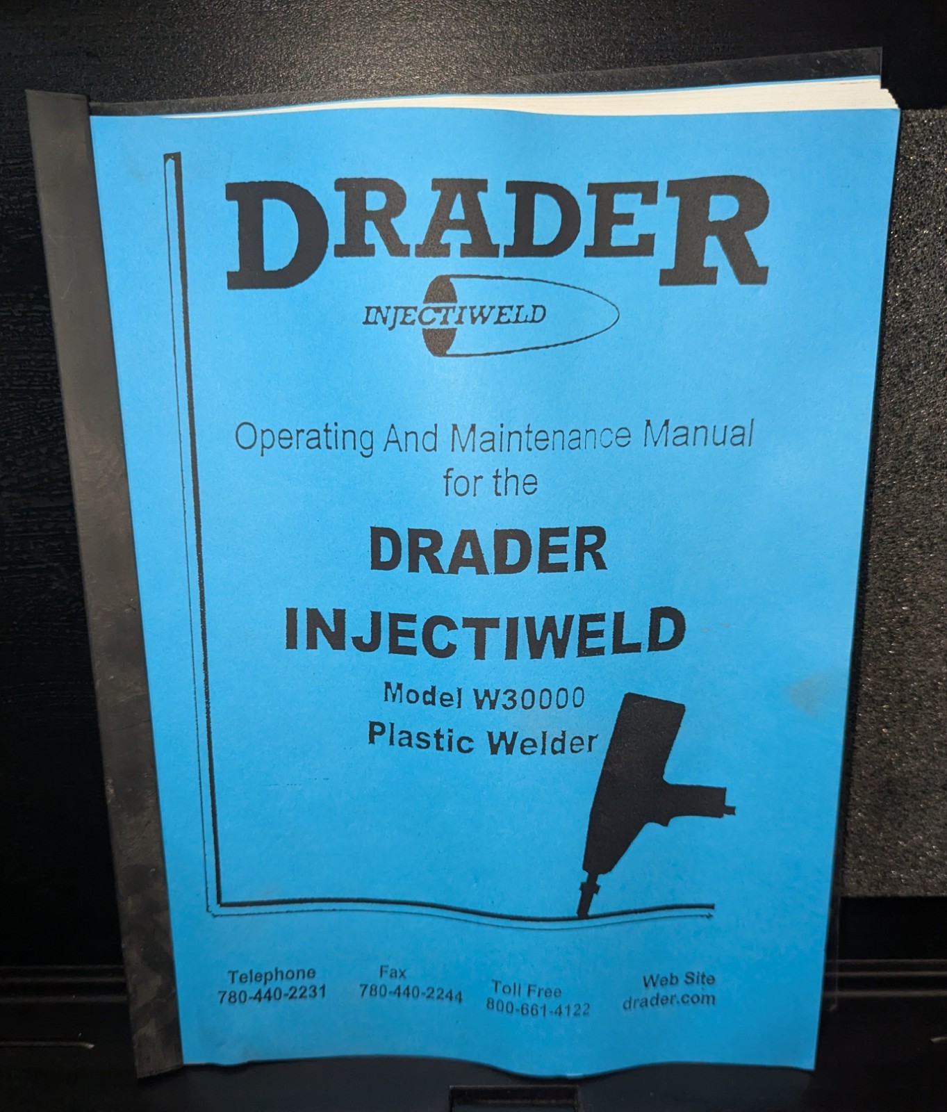 Drader Injectiweld W30000 Plastic Welder 120V In Case With Manual (C) image 4