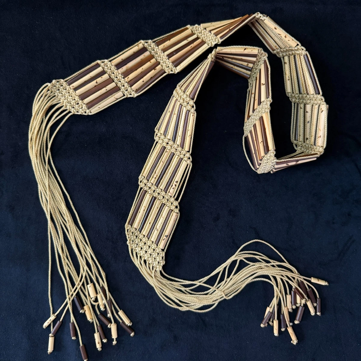 Macrame Belt In Vintage Belts for sale | eBay display picture 2