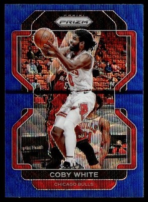 2021-22 Panini Prizm Blue Wave Coby White #143