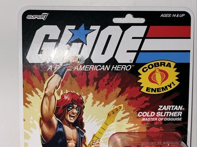 Zartan Cold Slither Action Figure GI Joe Reaction Plus Series 1:18