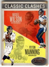 2016 Classic Clashes #8 Peyton Manning Broncos Russell Wilson Seahawks