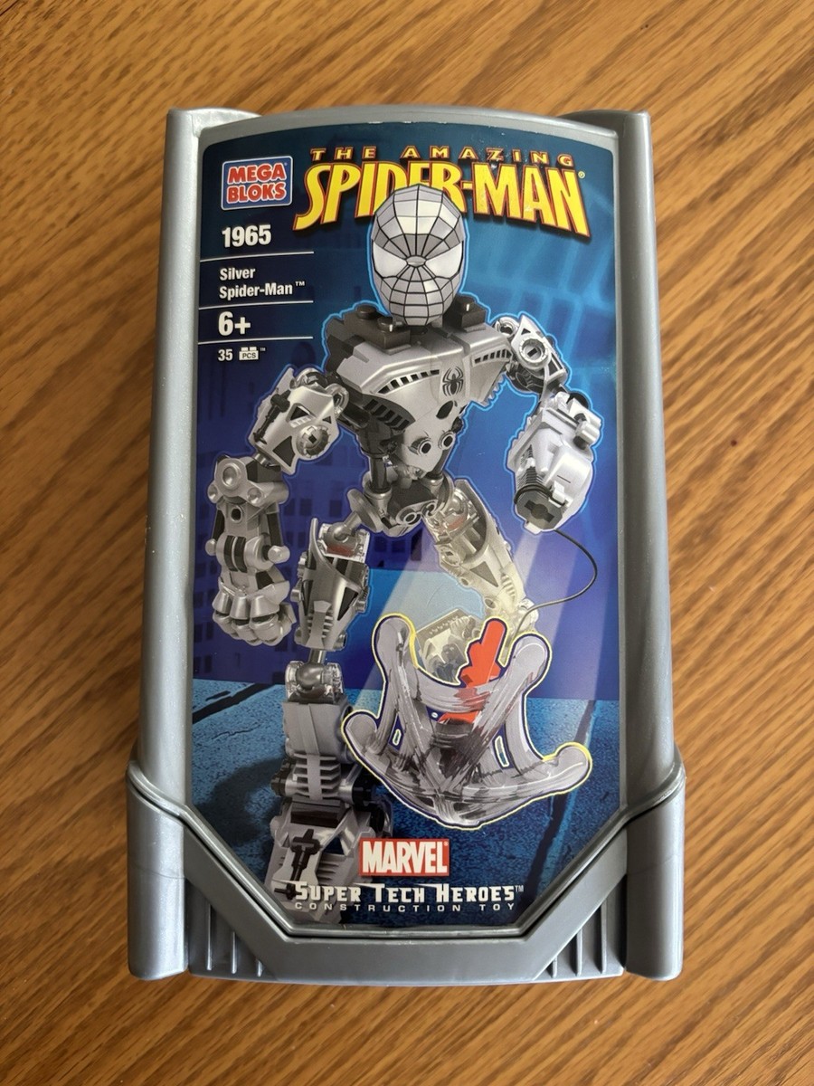 Mega Bloks Marvel Super Tech Heroes Silver Spider Man - Read