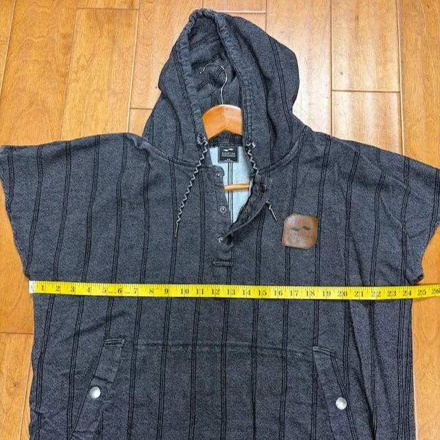 Poncho cambiador de natación SLOWTIDE unisex talla S-M bolsillos con capucha surf playa piscina Foto 4 de 4