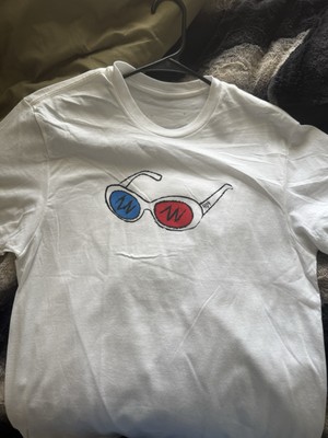GeorgeNotFound 3D goggles white t-shirt