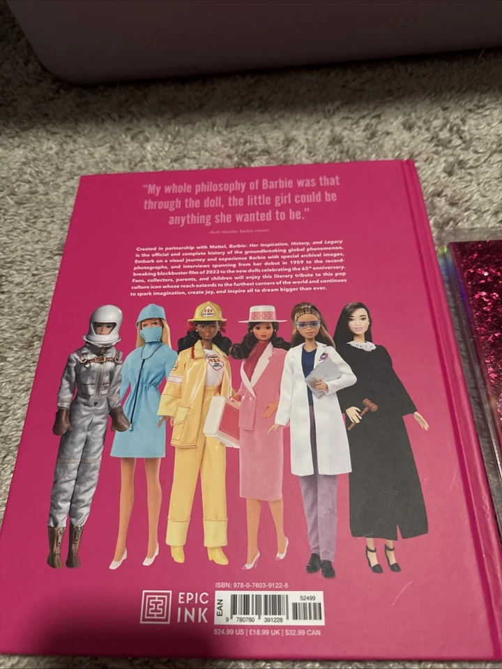 Barbie 65 Libro, Barbie Paleta de Sombras X 2 Plus Aceite Labial Ph Transparente y 5 Esponjas Foto 4 de 4