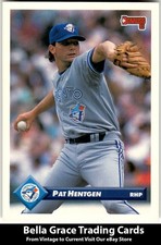 1993 Donruss Pat Hentgen #247 Toronto Blue Jays MLB Baseball