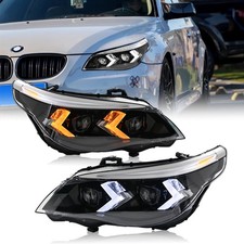 Paar LED Scheinwerfer für BMW 5er E60 E61 2005-2010 Frontscheinwerfer-Baugruppe