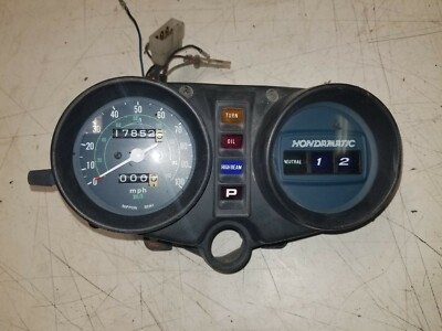 1978 Honda Hawk Honda Matic 400 Speedometer/Odometer 