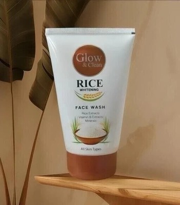 Glow & Clean Rice Face Wash for Women & Men   4.06 Oz Deep Clean Formula