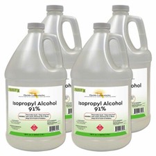 ISOPROPYL ALCOHOL 91 Rubbing Alcohol - 4 Gallons - Free Shipping - USA Made