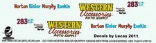 Decals by Lucas Western Accessories Auto Supply 57 Chevy decal