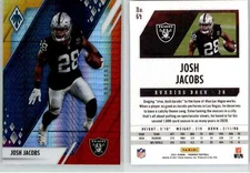 Josh Jacobs 2021 Phoenix Fanatics Fire Burst #64 Raiders