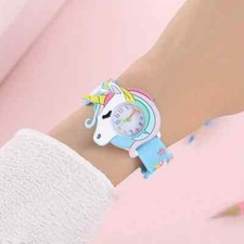 Cute Children Unicorn Silicone Cartoon Watch Gift Kids Fashion Trendy Lovely New