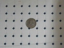 Dollhouse Miniature Navy Diamond Tile Flooring Floor 1:12 one inch scale A100