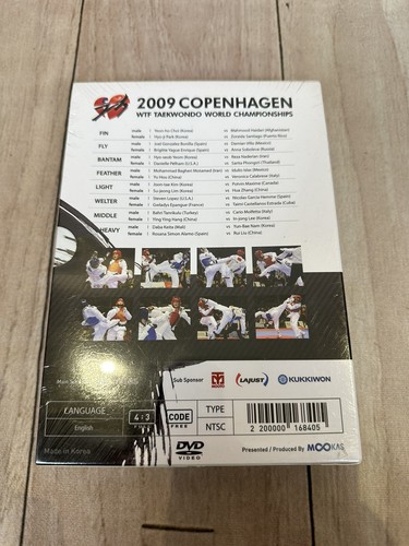 Sealed Copenhagen WTF Taekwondo World Championships 2009 DVD Vol 1+2 - Region 0 - Picture 5 of 7