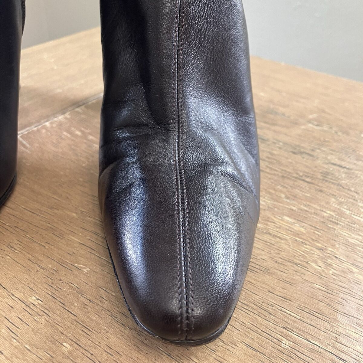 VTG Yves Saint Laurent Leather Ankle Boots Women's 6.5 Brown VTG Yves Saint Laurent Leather Ankle Boots Women's 6.5 Brown