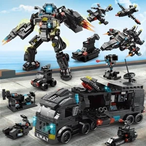 8in1 City Swat Police Building Blocks Set