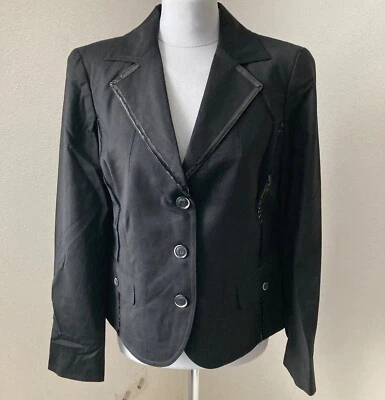 ALBA MODA Blazer Gr. 40 schwarz 98 % Wolle  neu - Bild 1 von 4