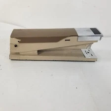 Vintage ACCO 20 Stapler 1970's Brown Panel Metal Working Retro Heavy Duty