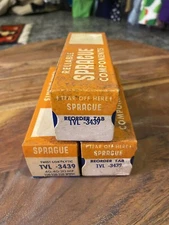 NIB sprague capacitor TVL-3429 x 3 new electronics tubes components electric usa