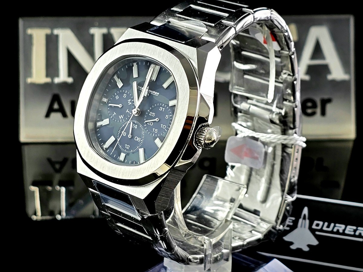 アヴァランチ④ カリブ INVICTA\CHASE DURER MEN'S 41MM NAUTILUS STYLE DAY DATE GMT QUARTZ