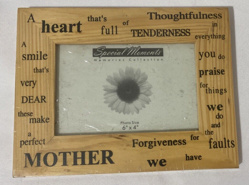 Mothers day gift Mom Wooden Picture Frame For "Mother" Photo Frame 6" x 4" New