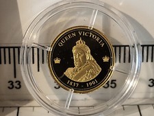 (L1131) British Royal Houses - Queen Victoria - 14ct Gold Coin ~ 1.56 gram 2501.64 per troy oz