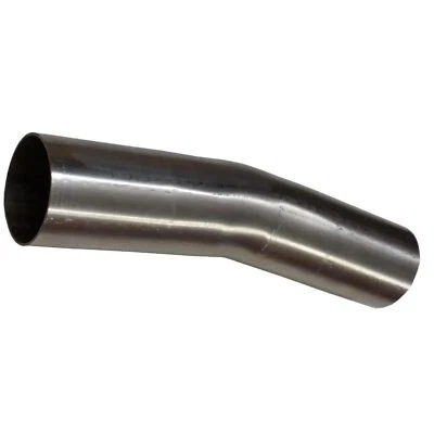 15 Grad Edelstahl Bogen 45mm V2A , ungeweitet Auspuffrohr Abgas Rohrbogen - Bild 1 von 2