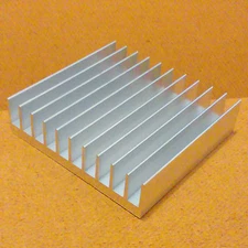 4 inch Heat Sink Aluminum (4.0 x 4.23 x 1.05) inches. Low Thermal Resistance. 