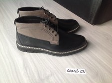 Stivali Timberland Britton Hill Chukka CH Chukka neri tela cerata pieno fiore