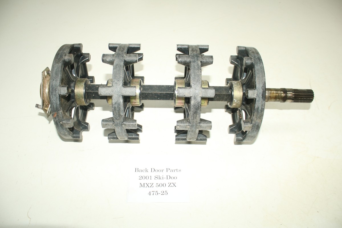 2001 Ski-doo Mxz 500 Liquid Zx Drive Cog Kog Axle Shaft W