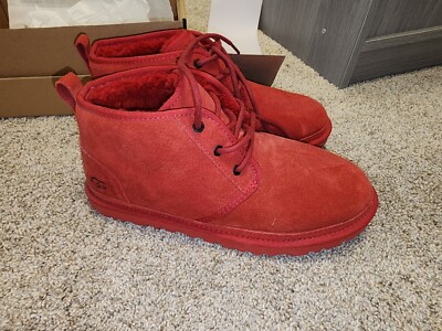 Chukka Boots Womens Ugg Neumel Boot Red NEW IN BOX WOMEN'S UGG