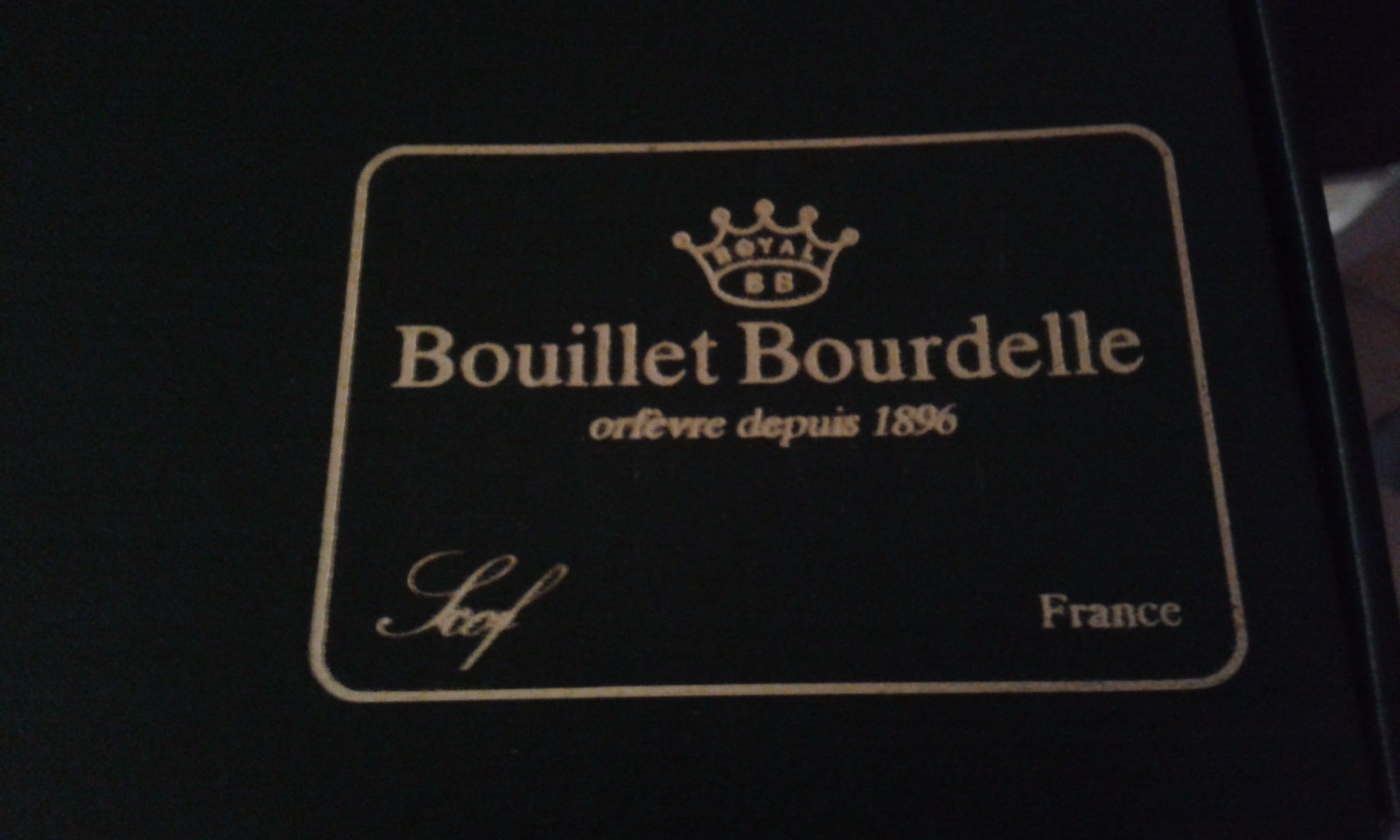 BOUILLET BOURDELLE / SCOF PLAT DE SERVICE OVALE NEUF eBay