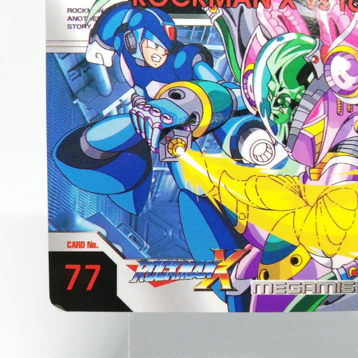 77 Mega Man X vs Tachyon Mega ( Rock ) man X Mega Mission 2 CARD