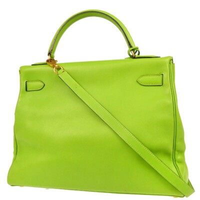 Hermes Apple Green Gulliver Kelly 32 Retourne 2way Handbag 20Z◯Z