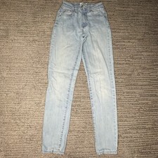 RSQ Size 23 Girls Jeans Mid Rise Vintage Mom Blue Denim