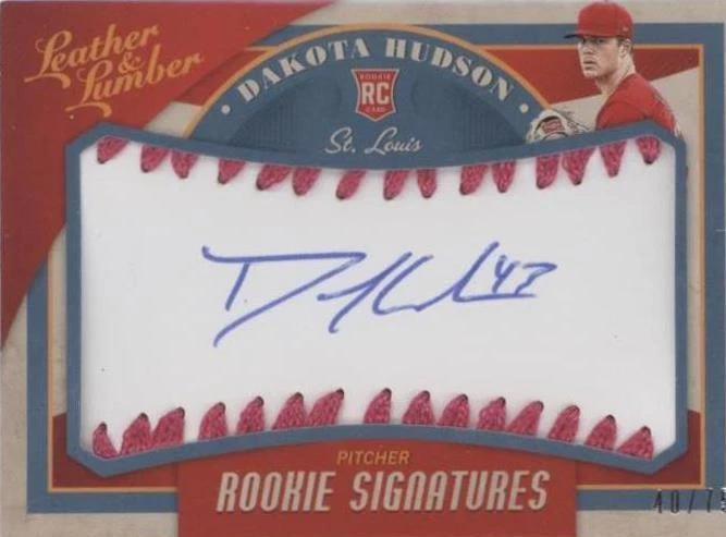 Rookie Signatures Baseball Pink