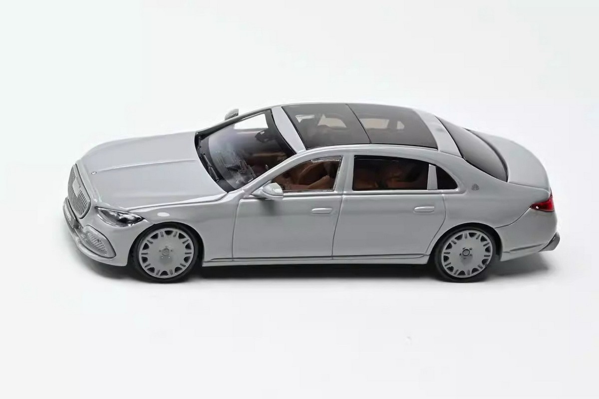 AR BOX 1/64 BRABUS S850 MAYBACH Masterpiece Grey Diecast Car Model